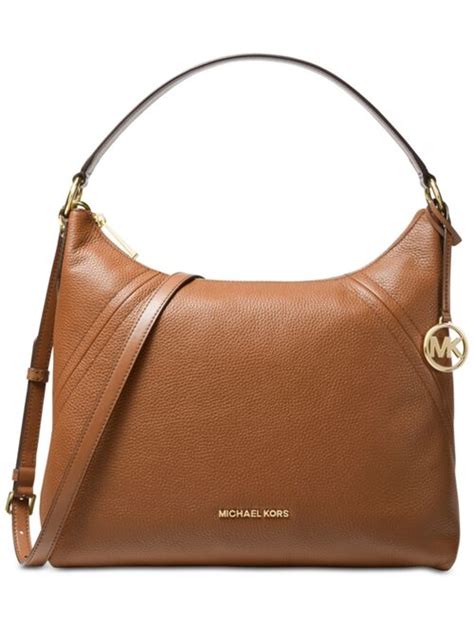 aria pebble michael kors|MICHAEL Michael Kors Aria Large Pebble Leather Shoulder Bag.